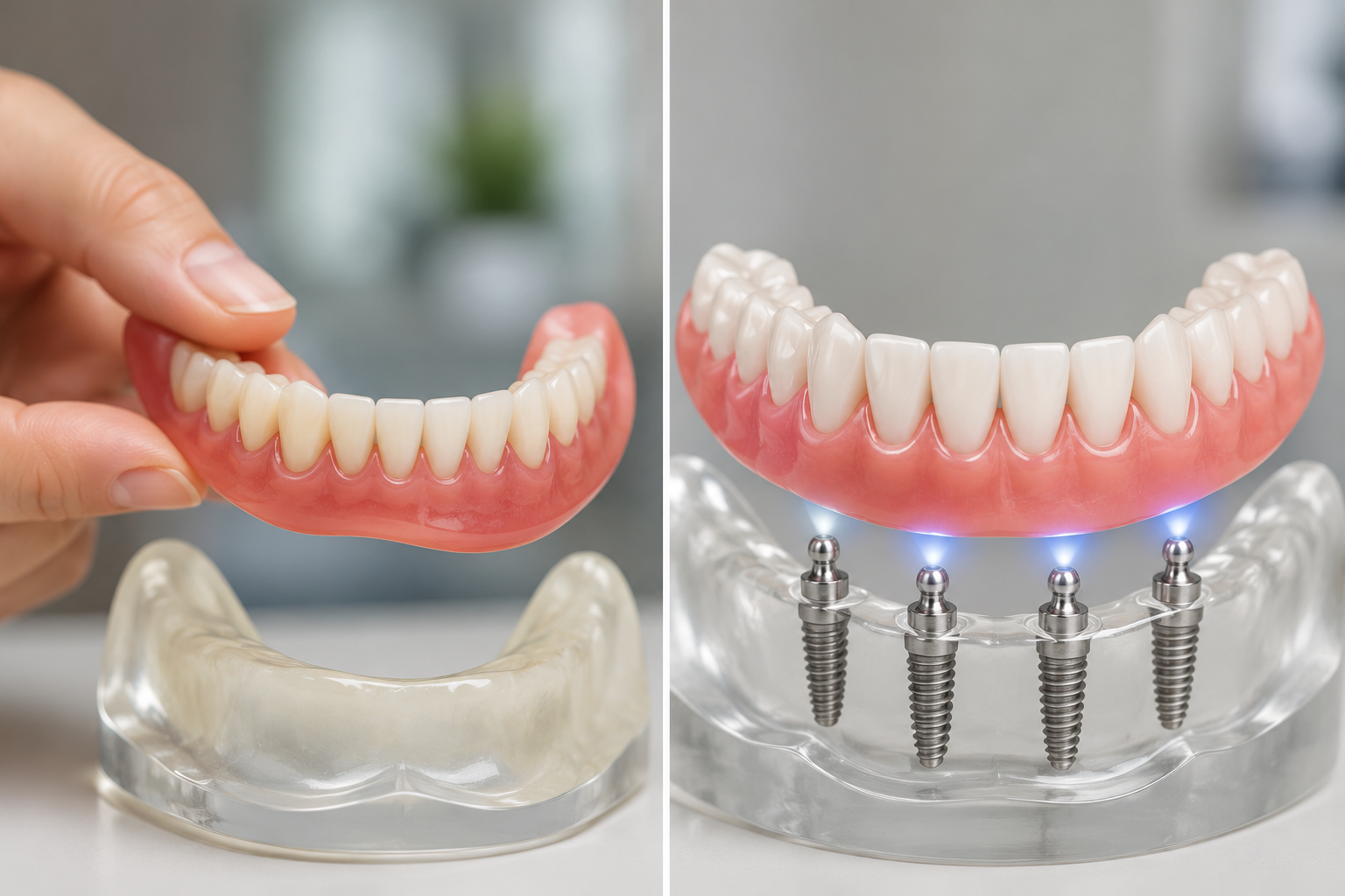 tired of loose dentures discover implant supported dentures